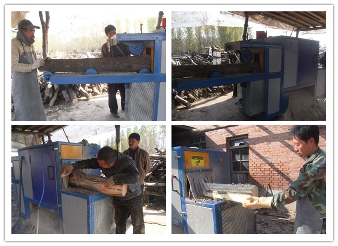 山西長治-原木多片鋸工作圖