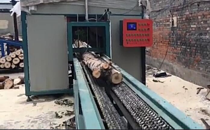 全自動截斷機、全自動截木機工作視頻