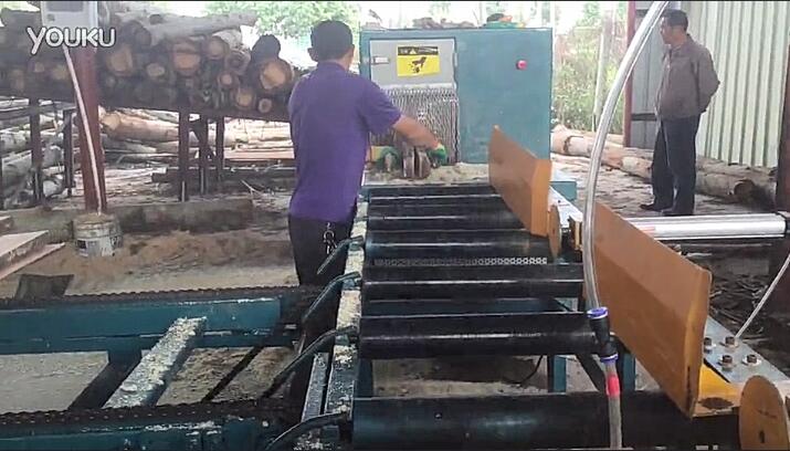 全自動原木多片鋸工作視頻