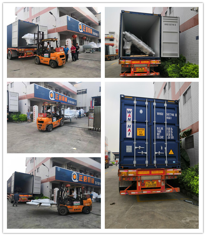 2019年發(fā)往厄瓜多爾--ZQ-J400型多片鋸斷料鋸、ZQ300型方木多片鋸、ZQ70型單片修邊鋸7臺、三角料開條機2臺、ZQ60型小型多片鋸2臺