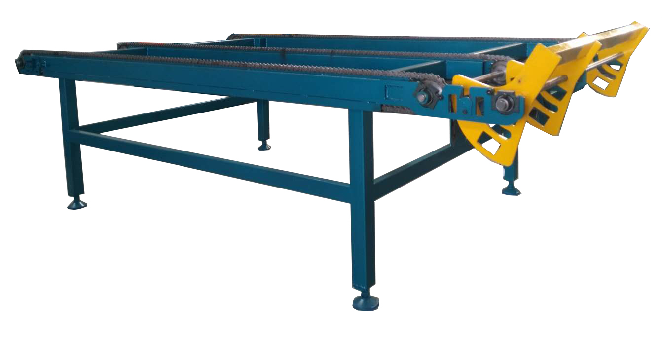 多片鋸生產(chǎn)線配套-自動(dòng)堆料架、自動(dòng)翻轉(zhuǎn)架、自動(dòng)分料架、自動(dòng)出料料架、成品堆料架、自動(dòng)下料架