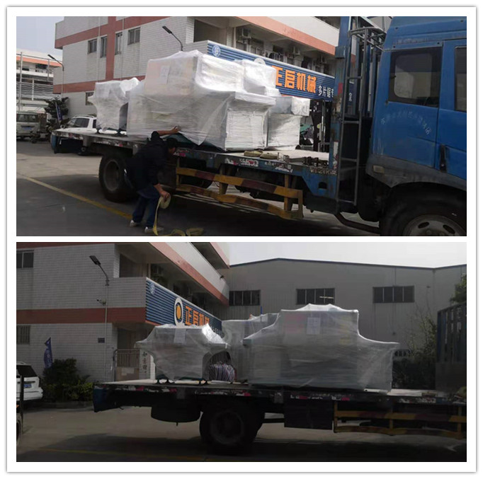 2020年1月發往廣東省東莞--ZQ300型原木多片鋸、ZQ100型方木多片鋸、ZQ40型清邊機