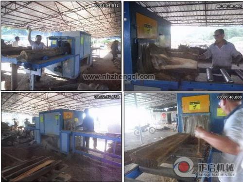 海南島-瓊中縣-鋸硬雜木35機現(xiàn)場加工