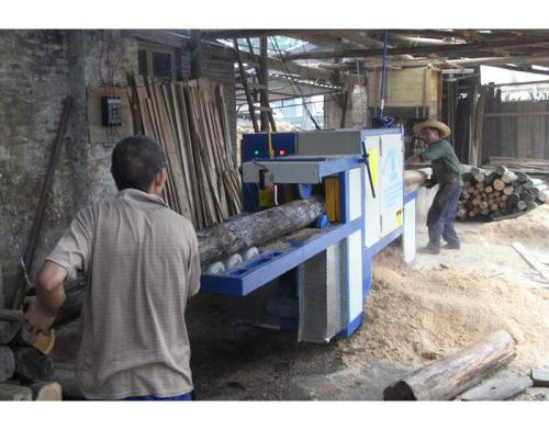 韶關(guān)樂昌城200圓木多片鋸加工現(xiàn)場